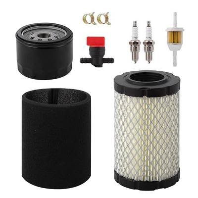 796031 594201 590825 Air Filter, Oil Filter, Fuel Filter, Spark Plug & Tune-Up Kit for Briggs & Stratton, John Deere, Husqvarna, Craftsman, Compatible with D100, D110, D125, D130, YTH24V48, YTA22V46