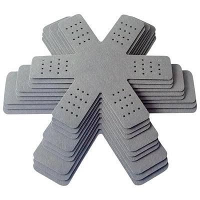 Pot and Pan Protectors 9 Pcs, 3 Different Sizes, 12''14''16'', Anti-Scratch | Felt pan protectors, Scratch prevention, Stackable, Reusable