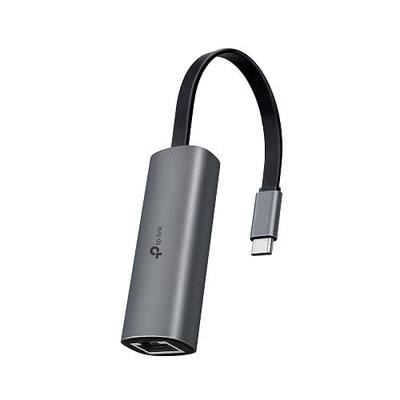 TP-Link USB C to Ethernet Adapter, 2.5 G Plug & Play Network Adapter | Type-C to RJ45 | Aluminum Alloy Case | Thunderbolt 4/3 Compatible for MacBook Pro/Air, iPad, iPhone 16 Pro/Max and More (UE302C)