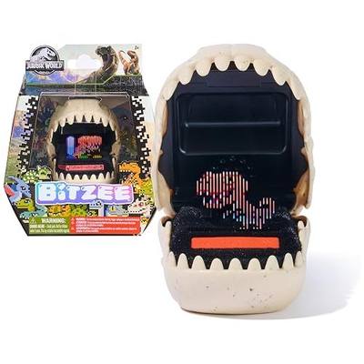 BITZEE Jurassic World Interactive Fossil Pod Toy & Digital Pet, Ages 5+ | Hatch 25 Dinosaurs, Reacts to Touch, Connect 2 Toys & Battle Friends, Screen-Free Responsive Play, Birthday Gift for Kids