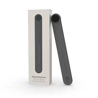HumminGuru Record Stylus Cleaning Brush | Anti-Static Turntable Stylus Cleaner for Record Needles with Comfortable Handle and Soft Bristles