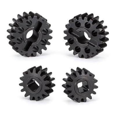 Heat Treated Steel 15T/20T Portal Overdrive Gear 36% OD 12T/23T Standard Gear for Axial 1/10 Capra F9 SCX10 III AR45 Portal Axle (14T 21T)