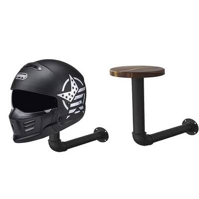 Motorcycle Helmet Holder,Helmet Holder Wall Mount Easy Storage for Motorcycle Helmets,Hats, Baseball and Rugby Helmets