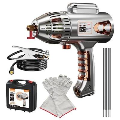 Handheld ARC Stick Welder 140A 110V,lightweight Portable inverter handheld welder Gun capable of DC Stick for Hobby DIY Projects Home Use. Arc force and Anti-Stick With Welding Tools
