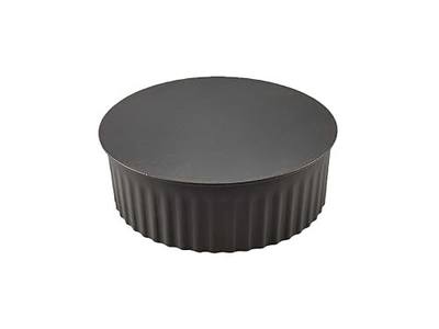 Replacement 6 in Black Stove Pipe Clean Out Tee Cap with Crimp 24 Gauge Fits Models:BM0151 6527618