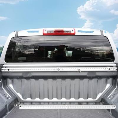 Trail Rail System Compatible with 2023-2026 Chevy Colorado GMC Canyon Truck Bed Front Track Aluminum Alloy Cargo Management Tie Down Rail L-Track for 2025 Chevrolet Colorado Accessories