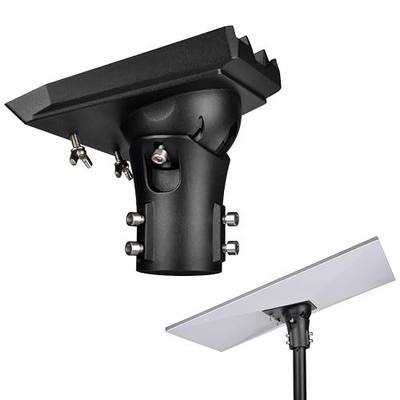 Adjustable Pipe Adapter for Starlink Gen 3/Standard 4/4X Dish,Black | Pole Mount Adapter for Starlink Standard 4/4X Dish, with Multiple Adjustment Capabilities, Aluminum Alloy