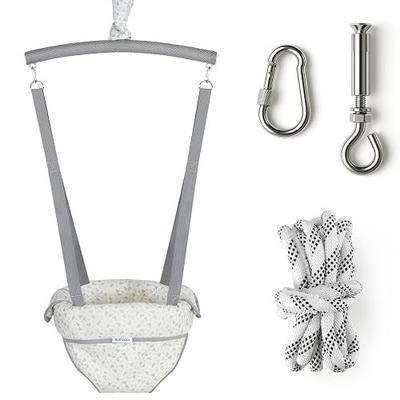 Slevoo Baby Jumper, with Ceiling Hook, Quick-Entry and Space-Saving Portable Infant Jumper for Small Spaces