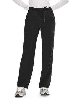 COZYFIT Straight Leg Scrub Pants for Women, Easy Care | 6 Pockets, Soft Stretch Fabric, Drawstring Waist, Smooth Touch, Anti-Wrinkle, Machine Wash, for Easy Movement