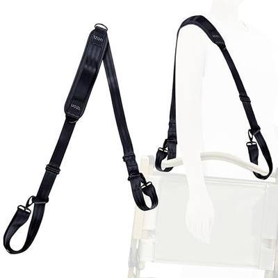Carry Strap for Folding Chair Adjustable (Black) | Heavy Duty Shoulder Straps for Beach Camping Umbrella Backpack Camping Picnics Outdoor Foldable Bikes