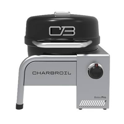 Charbroil Bistro Pro Portable Gas Grill with 180 Sq. In. Cooking Space, Compact Black Grill for Patios, Camping & Tailgating