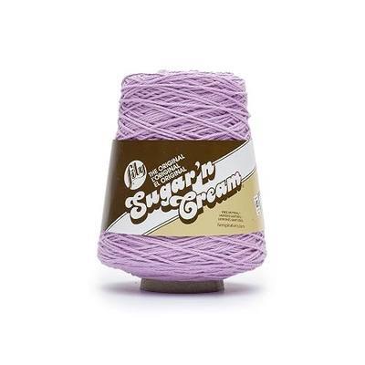 Lily Sugar N Cream Cones Orchid Yarn - 1 Pack of 400g/14oz - 100% Cotton - #4 Worsted (Medium) - 674 Yards - Knitting/Crochet