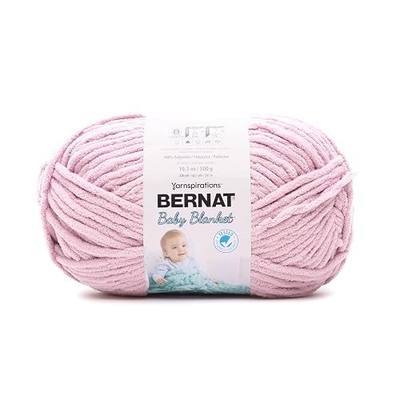 Bernat Baby Blanket Baby Pink Yarn - 1 Pack of 300g/10.5 oz - 100% Polyester - #6 Super Bulky - 220 Yards - Knitting/Crochet