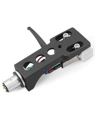 Black Headshell, AT-3600L Magnetic Cartridge Stylus Fit for Technics SL D1, SL D1K, SL D2, SL D202, SL D205, SL D2K, SL D3, SL D303, SL D33, SL D3K, SL D5