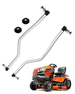 Adjustable Drag Link Set, Compatible with Husqvarna Poulan Craftsman, Left Driver & Right Hand Side, Improved Steering Drag Link Kit w/ Flexible Tie Rod End, Replace#532194740 532194741 194740 194741
