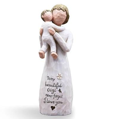 Gigi Gifts for Grandma, Gigi Birthday Gifts, Gift for Gigi Figurine | Gigi Gifts for Birthday Mother's Day Christmas Thanksgiving Day, Home Decor, Resin Hand-Painted Statue