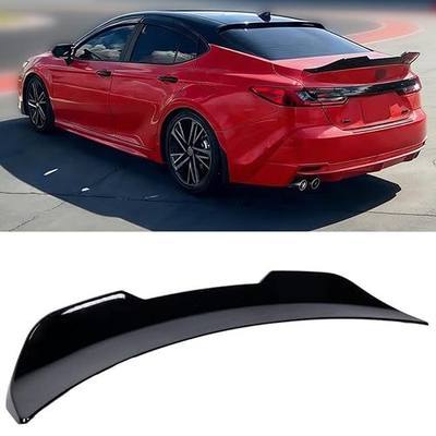 Rear Spoiler Compatible with 2025 2026 Toyota Camry, PSM Style Trunk Exterior Tail Deck Lid Wing Duckbill Lip Splitter (Glossy Black)