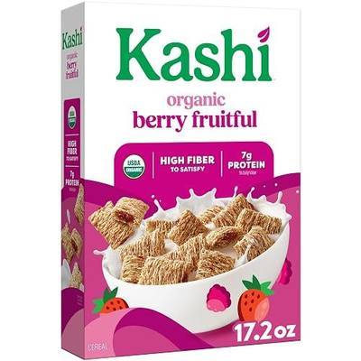 Kashi Berry Fruitful Breakfast Cereal 17.2oz | Organic, Fiber Cereal