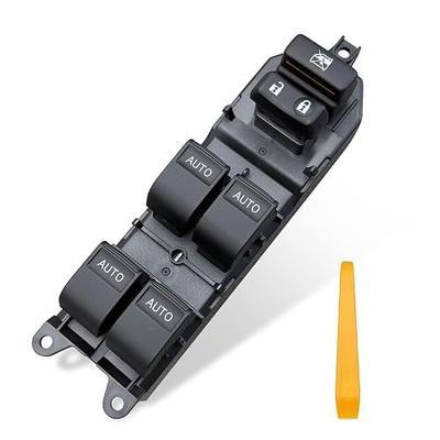 Window Switch, White Backlight & Auto Function, OEM Replacement | Fits 2007-2021 Toyota Tundra & Sequoia, NOT fit 1794 Edition, Limited, Platinum with factory dual AUTO function 84820-0R140