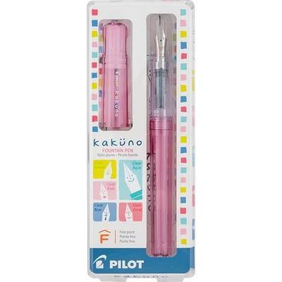 PILOT Kakuno Fountain Pen, Pink Barrel, Fine Nib