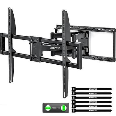monTEK Heavy Duty Full Motion TV Wall Mount for 50-100 Inch TVs | Dual Arm Supports 200 lbs, 4X Load Tested, Max VESA 900x600mm, Fits 12/16/18/24 In Studs, Extends 25.1 In, Tool-Free Tilt