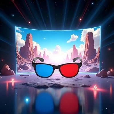 4Pcs Red and Blue 3D Glasses Universal TV Movie Dimensional Video Frame 3D Glasses DVD Game Glass 3D Style Glasses for 3D Movies Games,3D Viewing Glasses,Light Simple Design,Accessories