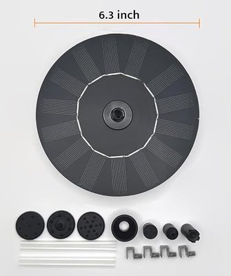 Solar Fountain, Solatec Solar Powered Bird Bath Fountain Pump 1.3W Solar Panel Kit Water Pump,Outdoor Watering Submersible Pump for Pond, Pool, Garden, Fish Tank, Aquarium