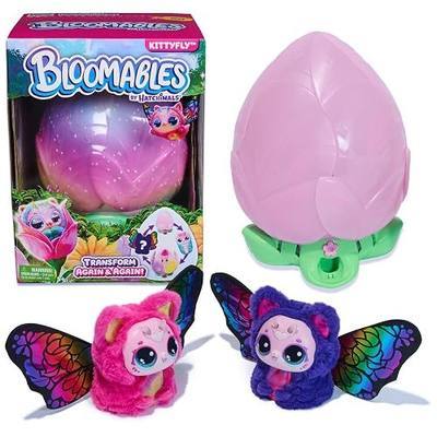 Hatchimals Bloomables Kittyfly Surprise Interactive Toy & Flower, Ages 5+ | Discover 1 of 2 Characters, Repeat Double Reveal, 100+ Sounds, Imaginative Storytelling Play, Birthday Gifts for Kids