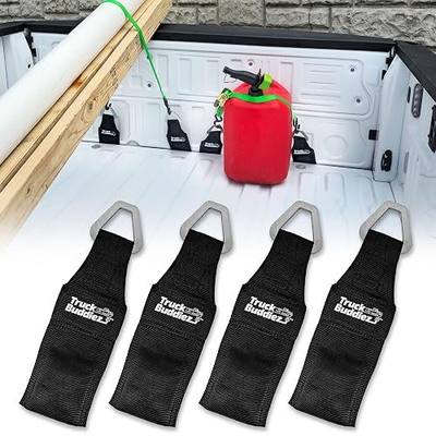 Truck Buddiez EZ Bed Anchor 2pk– Easily Secures Your Ratchet Straps, Tie Downs, or Cargo Straps to Your Truck Bed Tailgate in Seconds! Patent Pending (2 Pack)