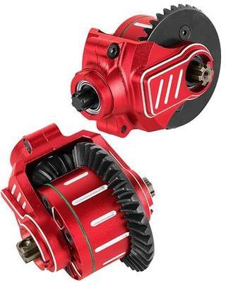 RC Upgrade Parts (2PCS) 37T/13T Diff Gear for 1/10 Kraton Outcast Senton Vorteks Bigrock Granite 3s,1/8 Infraction Typhon Vendetta 3S.Full Metal Differ Set Hops Up.Red