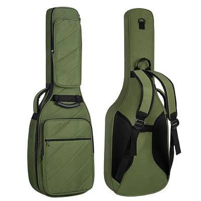 MUZNOTE Guitar Bag Electric Case Reinforced 0.7 In Thick Sponge Soft Padded Guitar Case with 3 Pockets Electric Guitar Gig Bag, Neck Cradle,Back Hanger Loop for 39 Electric Guitars