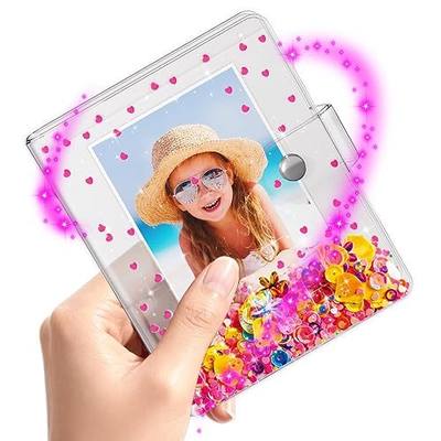Small Photo Album 2x3 for Instax Mini Series Instant Film, 3 Inch Mini Photo Album for Polaroid Snap, Gift for 3~10 Year Old Girl, Stocking Stuffers (Holds 60 Photos)