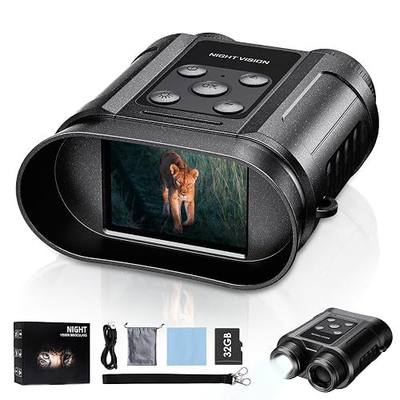 Gifts for Men & Teens Night Vision Goggles, Night Vision Binoculars | 32GB card included; photo/video capture for wildlife watching, outdoor learning, birthday gifts for outdoor lovers