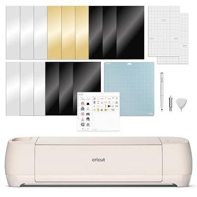 Cricut Explore 4 - Smart Cutting Machine (Seashell) Digital Content Bundle | Includes 30 images in Design Space App