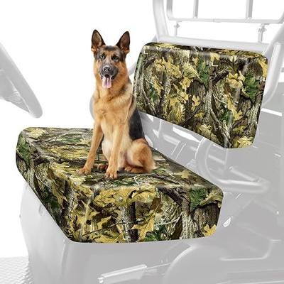 BORDAN UTV Seat Cover Camo for Kawasaki Mule, Waterproof Seat Cover Set for Kawasaki Mule 2009-2025 4000 4010/2001-2008 3000 3010, Heavy Duty 1680D Full Protection Outdoor Camo Cover(2 PCS)