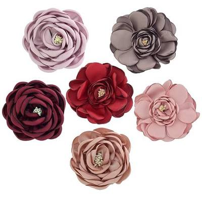 Dog Collar Accessories Pack of 6, Decorative Flower Charms for Dog and Cat Collars