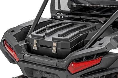 Rough Country Rear Bed Cargo Box for 2024 Polaris RZR XP 1000 - Fits 2/4 Seater, 28 GAL,Waterproof, UV & Scratch Resistant, Lockable