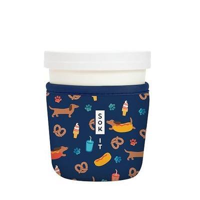 Sok It IceCreamSok Insulated Neoprene Cover (Hot Dawgs, Fits Tapered Pints)