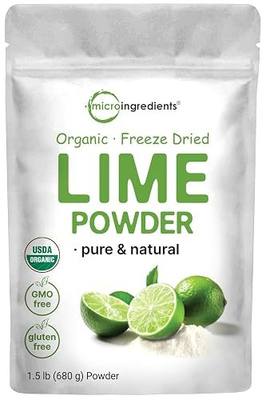 Organic Freeze-Dried Lime Powder, 1.5lbs | Raw Lime Juice Flavor, Sugar Free Drink Mix, Rich in Vitamin C | Water Flavor Enhancer, Great for Beverages & Smoothies | Additive Free, Non-GMO