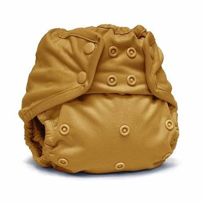 Kanga Care Rumparooz Double Leg Gusset Reusable Cloth Diaper Cover One Size Snap | Honey 6-35 lbs