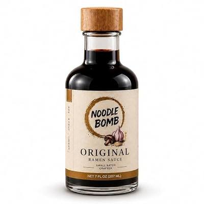 NoodleBomb Original Ramen Sauce – Garlic & Sesame – Ultimate Ramen Flavor Upgrade