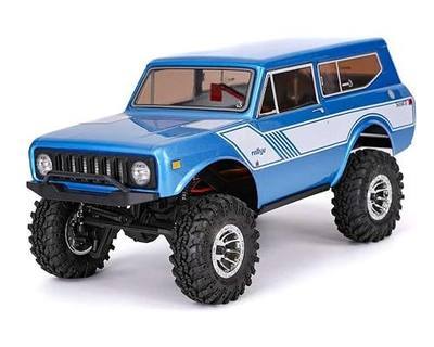 Redcat Racing Ascent 18 Scout II 1/18 Scale RC Rock Crawler – Brushed 4WD RC Truck with Portal Axles, Aluminum Chassis, LED Lights, Waterproof Electronics, 2.4GHz RTR Remote Control Car – Blue