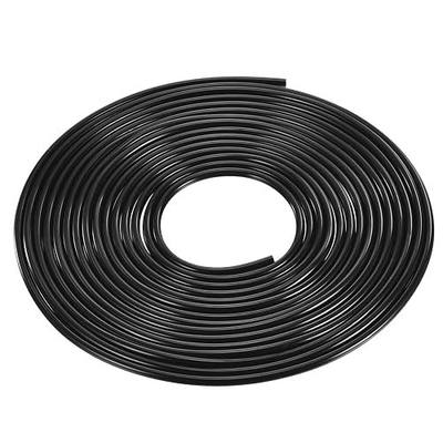 DMiotech Silicone Vacuum Tubing Hose Line, 15Ft 1/8"(3mm) Automotive Replacement Vacuum Hose, 2mm Wall Thickness High Temperature Vacuum Tube 130 PSI Max Pressure, Black