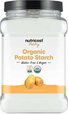 Nutricost Pantry Organic Potato Starch (2 Pound) - Gluten-Free & Vegan