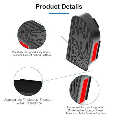 2Pcs Bed Rail Stake Pocket Covers for Chevy Silverado GMC Sierra | Fits 19-25 Silverado/Sierra 1500 and 20-25 Chevy Silverado/GMC Sierra 2500HD 3500HD, Truck Rear Bed Rail Hole Plugs Silicone