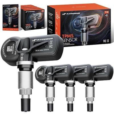 A-Premium 4PCS Pre-programmed TPMS Sensor Tire Pressure Monitoring Sensor - Compatible with Ford, Lincoln Models - Bronco, Edge, F-150, Mustang, Ranger, Mark LT, MKC, MKZ, Nautilus, Navigator - 315MHz