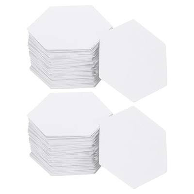 HARFINGTON 200 Count Hexagon Paper Piecing Paper for Quilting, 0.5-Inch English Paper Piecing Template, Foundation Paper Pieces Patchwork Supplies for Quilting Sewing DIY Craft
