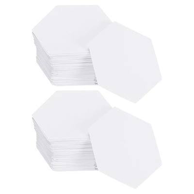 HARFINGTON 200 Count Hexagon Paper Piecing Paper for Quilting, 0.75-Inch English Paper Piecing Template, Foundation Paper Pieces Patchwork Supplies for Quilting Sewing DIY Craft