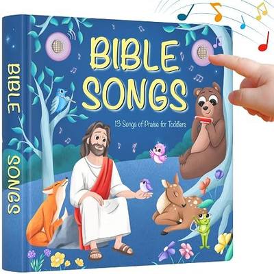 LEARNING BUGS Christian Bible Songs – 13 Songs of Praise for Little Ones, Musical Books for Toddlers, 28-Button Music Book, Musical Toys for Toddlers 1-3