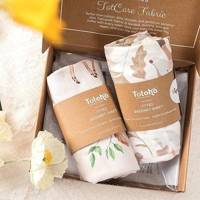 Bassinet Sheets Compatible with Baby Delight Bedside Me Dreamer Bassinet | 33x20 For Baby Bedside Sleeper - Buttery Soft, Premium Stretchy Jersey Knit Sheets, 2 Pack